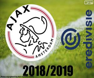 yapboz AFC Ajax, şampiyon 2018-2019